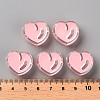 Transparent Enamel Acrylic Beads TACR-S155-004E-4