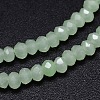 Faceted Rondelle Glass Beads Strands X-GLAA-M028-2mm-B05-2