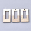 Resin & Wood Pendants RESI-S358-26H-1