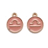 Alloy Enamel Pendants ENAM-S124-01B-11K-1