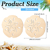 2Pcs Plywood Wall Decoration DIY-BC0017-87-2