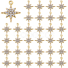 50Pcs Alloy Crystal Rhinestone Pendants FIND-DC0007-51-1