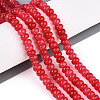 Dyed Natural White Jade Beads Strands X-G-T139-59A-05-1