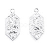 Non-Tarnish 201 Stainless Steel Pendants STAS-N098-254P-1