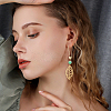 30Pcs Brass Hoop Earring Findings KK-BBC0029-08-6