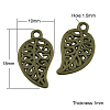 Tibetan Style Alloy Pendants TIBEP-20336-AB-NR-1
