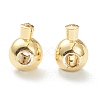 Brass Crimp Beads KK-F826-04G-1