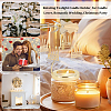 Birthday Cake Stainless Steel Rotating Tealight Candle Holders DIY-WH0488-99-6