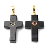 Natural Obsidian Pendants G-B180-01G-11-1