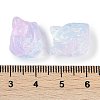 Transparent Spray Paint Glass Beads LS-X1-GLAA-H035-01K-3