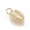Brass Micro Pave Cubic Zirconia Pendants ZIRC-F112-03G-4