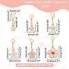 Flower Stitch Markers HJEW-AB00275-2
