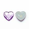Acrylic Rhinestone Flat Back Cabochons GACR-Q009-25x25-13-2