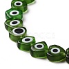 Handmade Evil Eye Lampwork Beads Strands LAMP-F023-B13-4