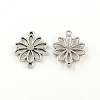 Flower Tibetan Style Alloy Links connectors LS-TIBE-Q046-11AS-LF-1