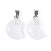 Natural Quartz Crystal Pendants G-N349-02K-P-4