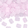 100Pcs Transparent Spray Painted Glass Beads GLAA-PA0001-60C-7