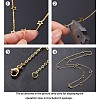 Handmade Brass Link Chains CHC-F010-02-G-A-9