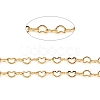 Brass Heart Link Chains CHC-D026-15C-G-1