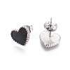 304 Stainless Steel Stud Earrings EJEW-I235-04-A-3