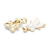 Brass Enamel Pendants KK-A153-06G-G-3