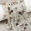 Natural Green Lodolite Quartz Beads Strands G-P611-C30-01-1