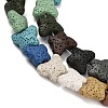 Natural Lava Rock Beads Strands G-G347-02A-4