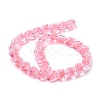 Glass Heart Beads GLAA-D005-01A-5