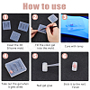 3Pcs 3 Styles Nail Art Silicone Molds MRMJ-FH0001-48-5