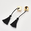 Polyester Tassel Big Pendants X-KK-T048-062G-NF-2