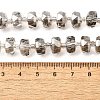 Transparent Electroplate Glass Beads Strands EGLA-P062-01A-03-4