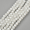 Electroplate Glass Beads Strands EGLA-A034-J8mm-A01-1
