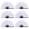 Oxford Cloth & Plastic Folding Fan AJEW-WH0696-500A-1