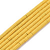 Spray Painted Non-magnetic Synthetic Hematite Beads Strands G-R468-03B-11-1