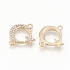 Alloy Rhinestone Links connectors X-ALRI-Q235-009G-2
