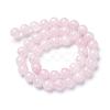 Natural Rose Quartz Bead Strands G-R412-03-8mm-2