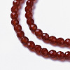 Natural Carnelian Beads Strands X-G-F596-12A-4mm-3