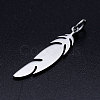 Non-Tarnish 201 Stainless Steel Pendants STAS-T046-JA345-1-2