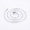 Non-Tarnish 304 Stainless Steel Boston Link Chain Necklaces NJEW-O102-25P-1