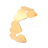 Romantic 304 Stainless Steel Cuff Bangles for Women BJEW-Q045-01G-2