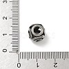 304 Stainless Steel European Beads STAS-H238-09J-AS-3