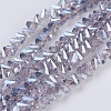 Electroplate Glass Beads Strands EGLA-J145-4mm-PL03-1