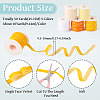 50 Yards 5 Colors Single Face Velvet Ribbon SRIB-TA0001-37-4