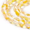 Synthetic Moonstone Beads Strands G-E573-02A-16-4