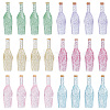 Olycraft 24Pcs 6 Colors Dummy Bottle Transparent Resin Cabochon RESI-OC0001-58-1