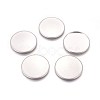 Tarnish Resistant 304 Stainless Steel Plain Edge Bezel Cups STAS-E460-10P-30mm-2