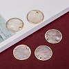 Natural Capiz Shell Pendants X-SHEL-T012-07A-5