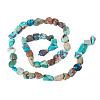 1 Strand Natural HuBei Turquoise Beads Strands G-TA0003-48-1
