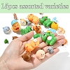 15Pcs 15 Styles Resin 3D Animal Figurines RESI-YW0001-94-2