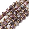 Natural Plum Blossom Tourmaline Beads Strands GG-CBAC972-A02-01-2